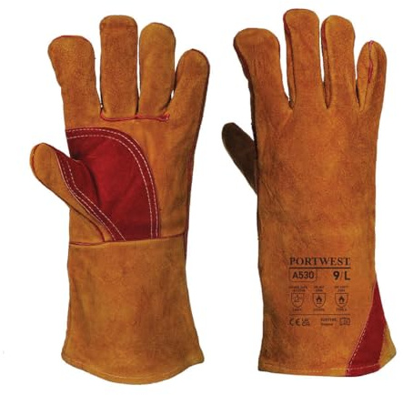 Portwest A530 Gant soudeur renforcé Brun, XL