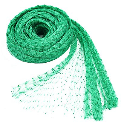 LINSOCLE 10 MX 4 m Malla Antipajaros, Red Antipajaros, Red Pajaros Proteccion, Red Antipajaros Resistente, Red para Pajaros, Malla Anti-pájaros de Protección de Frutas, Plantas, Verduras Jardín