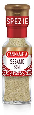 Cannamela, Linea Maxi Oro, Sesamo in Semi, Confezione da 50g, Condimento Ideale per Panini, Prodotti da Forno, Verdure ed Hummus, Sapore Dolce