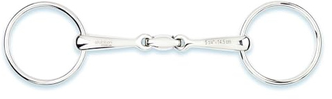 Stübben Gebiss 2221 Trense Easy Control doppelt gebrochen - 17,5 cm - 16 mm - Edelstahl