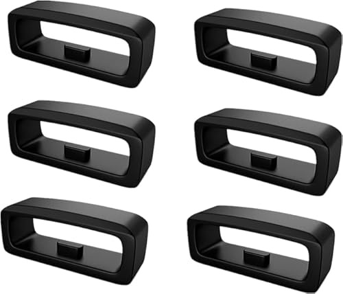Correa de reloj de silicona de 6 piezas compatible con Garmin Forerunner 735XT 235 235Lite 230 220 620 630, anillo de cierre de 22 mm, correa de repuesto para reloj inteligente, caballeros, 1, 1