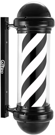 WDZD 73 cm Schwarz Barber Pole