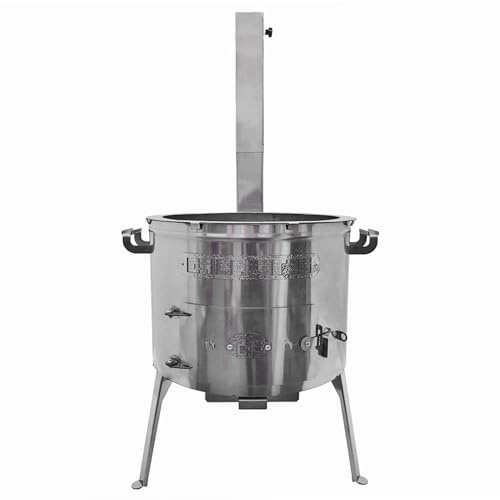 Utschak Timur Ø40cm Edelstahl 2 mm, Feuerofen für Kazan 10-16 Liter