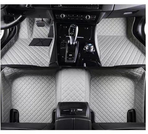LXHWEAER Fußmatten LHD Für Chevy Für Captiva 5 Sitze 2012-2021 2022 2023 Antifouling Fußmatten Zubehör Auto Innen Styling Autoteppiche(Grey)