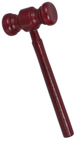 KITANDOVE Mini Wooden Judge Gavel Toy for Boys and Girls Natural Gavel Accessory for Role Play Cosplay and Courtroom Fun Safe Boys and Girls