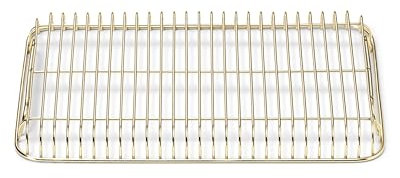 Caraway Stainless Steel Cooling Rack - 9 x 13 - For Cooling Baked Goods, Icing, & More - Designed to Fit Into Our Small Baking Sheet - Gold
