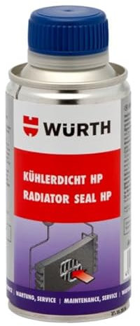 Wuerth WURTH Tapafugas Radiador, Sellador de Fugas para Refrigerante de Motor, 150 ml, para 10 L de Anticongelante.