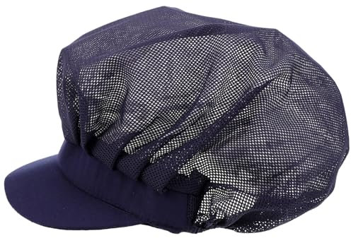 COLLBATH Bäckermütze Kochmütze Küchenhut Brotmütze Haarnetz Atmungsaktiv Mesh Baumwolle Für Backen Catering Herren Damen Erwachsene
