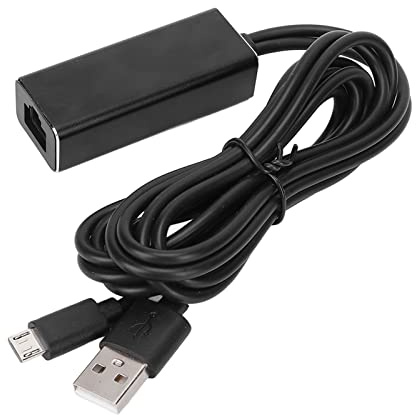 Plyisty Adaptador Ethernet de Tarjeta de Red Micro USB USB Portátil A 100m con Puerto RJ45 para Tarjeta de Tvstick Sin Búfer