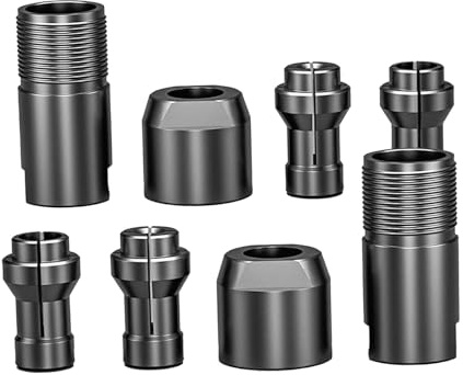 LRXFPIYF Convierte el adaptador de para amoladoras es en amoladoras rectas. Accesorios de conversión de amolado de 6 mm + 3 mm para, 8 Uds.