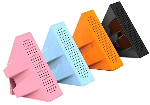 HOMOBABE Soporte para Teléfono Amplificador de Sonido Rosa Abs Portátil | Uso Interior y Exterior, para Móvil, Diseño Multifuncional, Soporte de Escritorio, Amplificación Pasiva