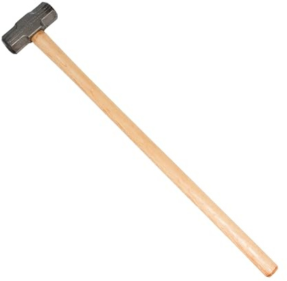 COUNCIL TOOL Sledge Hammer - 8 lb Double Face Sledge with 36 Wooden Handle & Forged Steel Head, Made in the USA - PR800