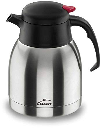Lacor 62485 - 1,5 litri Thermo Server Qualità Professionale | Utensile professionale duraturo; progettato per prestazioni ottimali e una pulizia rapida in lavastoviglie