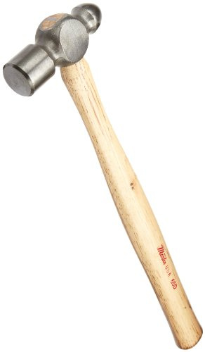 Martin 65D D Series Alloy Steel 1lbs Utility Ball Peen Hammer, 14-1/4 Overall Length