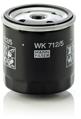 MANN-FILTER, WK 712/5 Kraftstofffilter | Für LKW, Busse, Schutz des Kraftstoffsystems, Injektorschutz, Zuverlässige Kraftstoffversorgung, Echte OE-Technologie