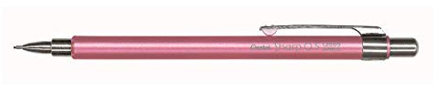 Pentel qs55 10 Stück Mini Druckbleistifte, nachfüllbar, 0,5 mm rosa