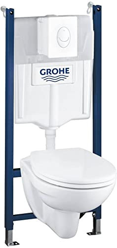 Grohe inodoro Bundle Solido – Juego de 4 en 1, 39117000