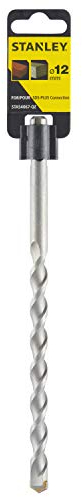 Stanley SDS-plus Hammerbohrer (12 mm Bohrerdurchmesser, 200 mm Gesamtlänge, 130 mm Spirallänge, geeignet für Beton, Granit, Mauerwerk, Klinker, etc.) STA54067