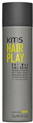 KMS HAIRPLAY Flexible Hold Texturizing Dry Wax Finishing Hairspray, 4.1 Oz