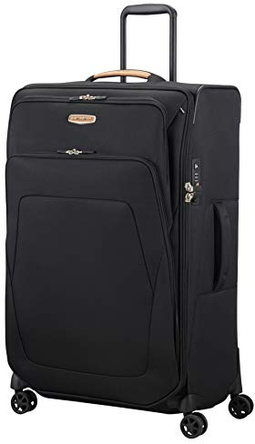 Samsonite Spark SNG ECO - Spinner L, Erweiterbar Koffer, 79 cm, 124/140 L, Schwarz (Eco Black)