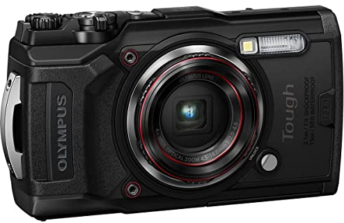 OLYMPUS Tough TG-6 Waterproof Camera, Black