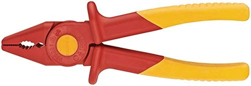 Knipex Greifzange aus Kunststoff isolierend Kunststoff, mit Weichkunststoff-Zone für sicheren Halt 180 mm 98 62 01