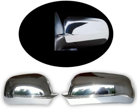 CSK210 - Chrom Spiegelkappen Spiegelabdeckung Geeignet für Toledo, Polo, Passat, Leon, Ibiza, Golf, Bora, Cordoba