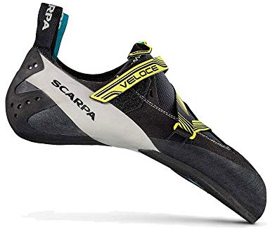 Scarpa Veloce klätterskor för män, Svart gul fkj, 43.5 EU