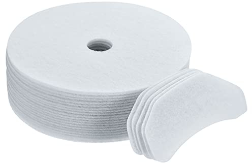 sourcing map Universal Cloth Dryer 20pcs Exhaust Filter 5pcs Air Intake Filter, White for Clothes Dryer Filter Replacement