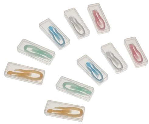 COLLBATH 10juegos Quitar Lentillas Blandas Fácilmente Kit De Pinzas Ventosa Práctico Para Para Amigos y Familiares