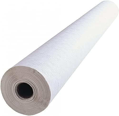 Banqueting Roll Disposable Paper Wedding Party Home Covering Table Buffet Dinner Large Banquet Roll White Paper Cover Floor Sheet Coverings for Domestic & Commercial Party Catering Events (25 Metre)