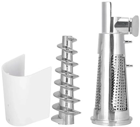 Fleischwolf-Aufsatz, kompatibel for KitchenAid FGA, Mixer, Tomaten-Entsafter, Sieb, Schraubenschaft, Filterhülse, Schallwand-Zubehör