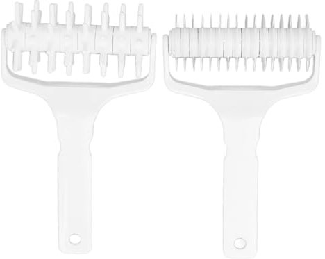 Rouleau de pâte à Pizza Docker rouleau inox lot de 2 rouleau de pâte à Pizza Docker de pâte pour Pizza biscuit pâtisserie pain