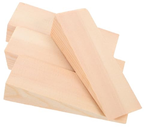 TOYZFRIENDY 4 Stück Teiliges Holzkeile Dreieckige Türkeile mit Glatter Oberfläche für Einfache Montage von Türen und Fenstern Vielseitig Einsetzbar als Türstopper und Laufschienenkeile