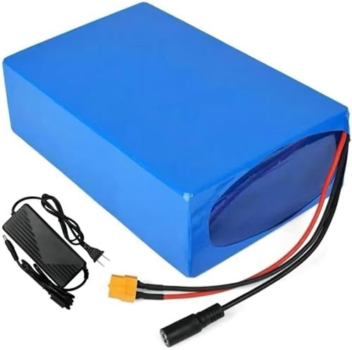 SCUUZT E-Bike Batterie 24V 20Ah, Fahrrad-Batterien 24V 20000mAh mit Ladegerät eingebauter BMS wasserdichter PVC-Akku 24V Elektrofahrrad für 100W 200W 300W 400W 500W Motor 24V 20Ah,XT60+DC