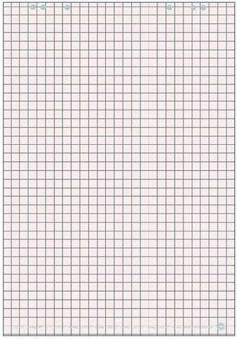 LANDR Flip-Chart-Block, 20 Blatt, kariert / blanko