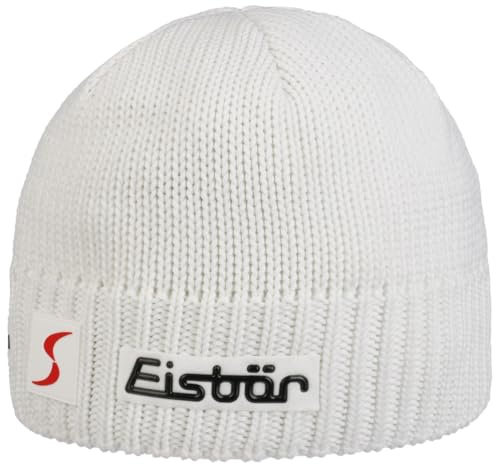 Eisbär Trop Skipool Strickmütze Damen/Herren - Made in the EU Wintermütze Pull-On Futter Winter Herbst-Winter