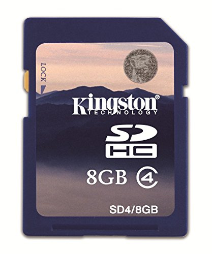 Kingston SDHC Secure Digital Scheda di memoria 8 GB Class 4 (Confezione originale)