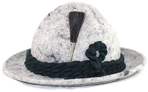 Bavariashop Wiesngamsbart 10 cm mit Hülse, Hutschmuck, traditoneller Gams Bart, Gemse, Bart, Oktoberfest