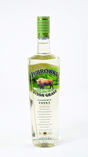 Zubrowka Bison Grass Flavoured Vodka mit Glas (1 x 1 l)