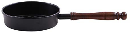 Bitto Braciere per Incenso AGRABAH Metallo con Manico in Legno, Lunghezza: 28 cm, Altezza: 3,5 cm, Ø 13 cm