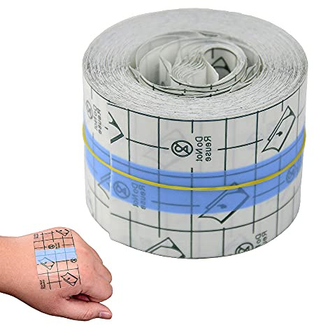 Impermeabile Trasparente Stretch Adesivo Fasciatura Impermeabile Pellicola di Vestizione Trasparente Bendaggi Adesivo Uso per Tatuaggio Aftercare Bagno Sticker