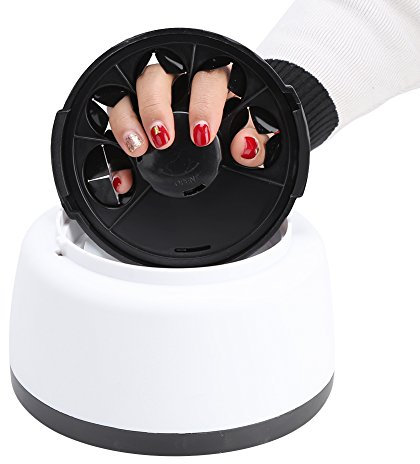 lyrlody Machine de dissolvant de vernis à ongles, dissolvant à vapeur réutilisé sans toucher votre peau, nettoyez directement vos 5 doigts en une fois pour les adultes pour la maison pour le salon