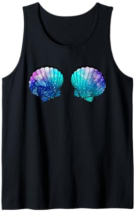 Meerjungfrau Muschel-BH - Bikini Muschel Meerjungfrau Tank Top