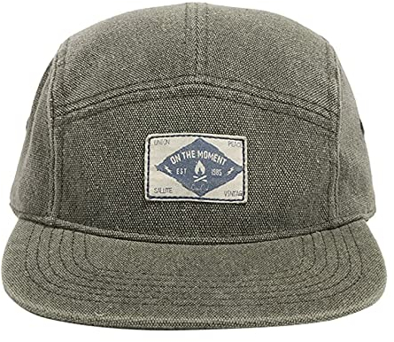 Clakllie Flat Brim Baseball Cap Urban Street Camper Hats Classic Basecap Unisex Strapback Mütze Kappe Herren Damen Baseballkappe Curved Polo Hat Flache Schirm,5P02-Green