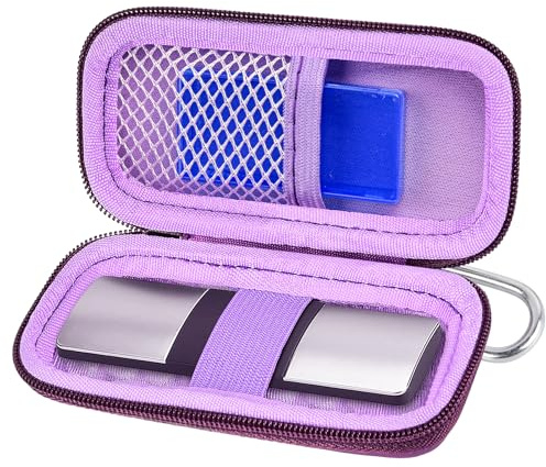Heart Monitor Case Compatible with AliveCor Kardia Mobile ECG/for KardiaMobile 6L for Apple and Android Device - CASE ONLY (Purple)