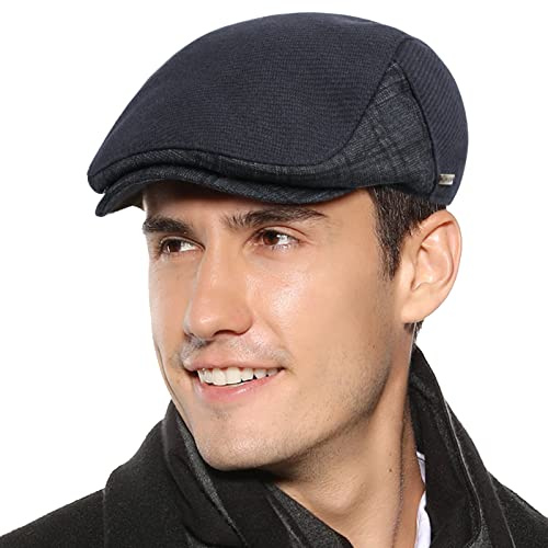 Genfien Barett Cap Herren Schiebermütze Gatsby Schirmmütze Newsboy Flat Cap Baskenmütze