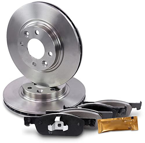 ATEC Germany Bremsenset Vorderachse inkl. Bremsscheiben Ø 258 mm Belüftet + | Kompatibel mit: DACIA LOGAN II, LOGAN MCV II, SANDERO II, RENAULT CLIO IV, CLIO IV Grandtour, CLIO IV Kasten/Schrägheck