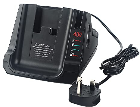 JANRI Replacement BDC2A BDC2A36 Charger compatible with Black and Decker 36V-40V Lithium Ion Battery ‎BL2536-XJ BL20362-XJ BL2536 BL2036 BL1536 BL1336 BL20362,work for cordless strimmer GLC3630l20