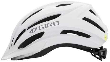 Giro Register II (UXL) - EU Helm, leicht, In-Mold, abnehmbares Visier, verstellbare Passform, MIPS Evolve Core Schutz vor Rotationskräften, Freizeitmodell, Farbe: Matte White, Größe: UXL